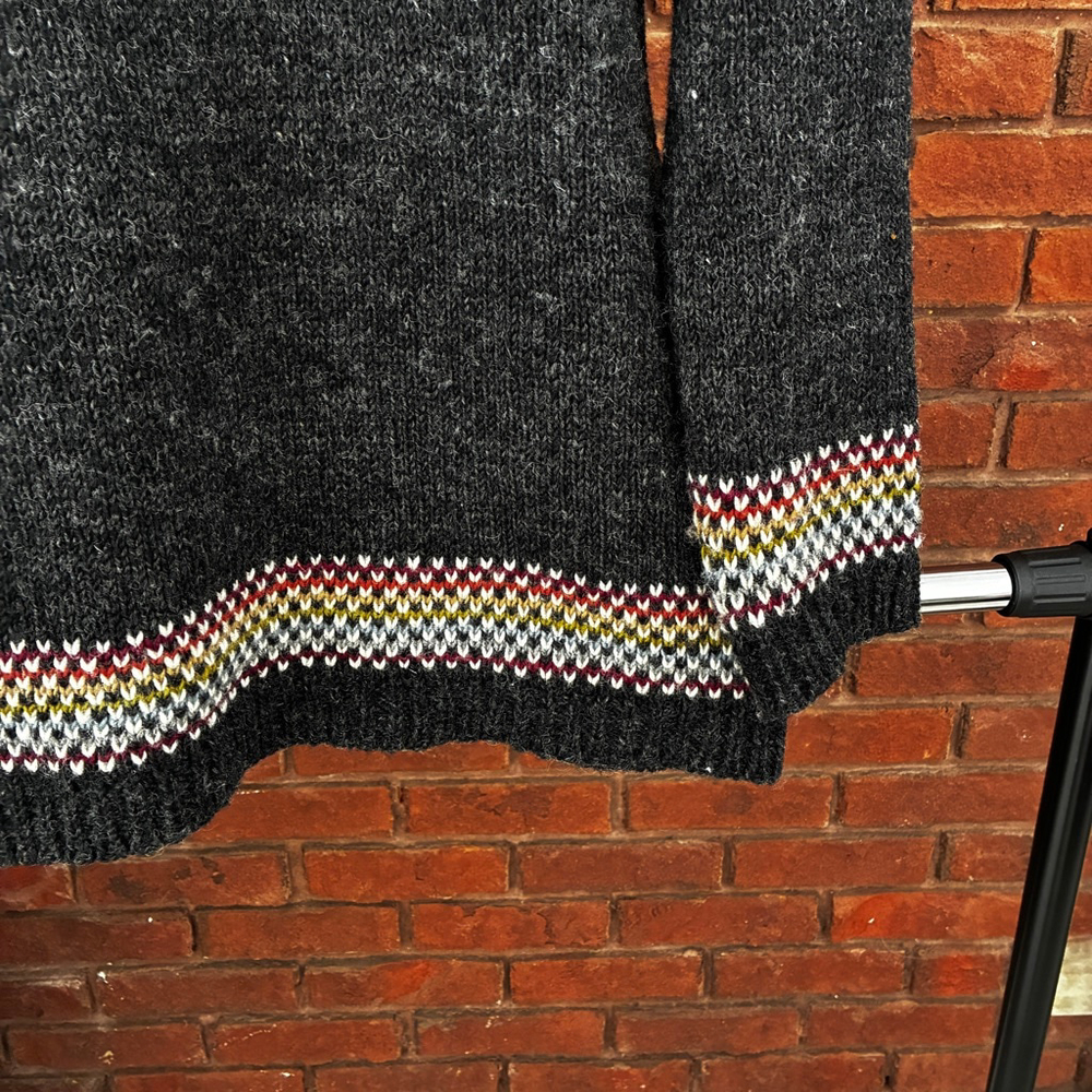 Pachamama 100% Wool Fair Isle Sweater Women’s Sm Scandi Style Nordic Cottagecore - Picture 4 of 15